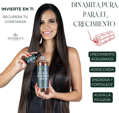 Kit Shampoo de Batana con Extracto de Romero 500 ml + Aceite reparador Adios caída capilar 99.9%efectivo